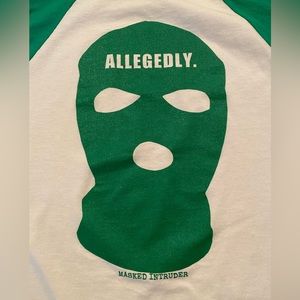 Masked Intruder raglan 3/4 sleeve shirt Intruder Green